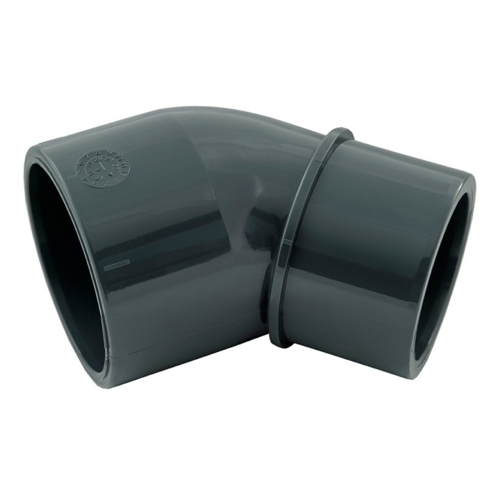 Coude 45° réduit MF PVC Pression PN16