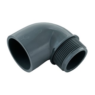 Coude 90° mixte FM PVC Pression PN10