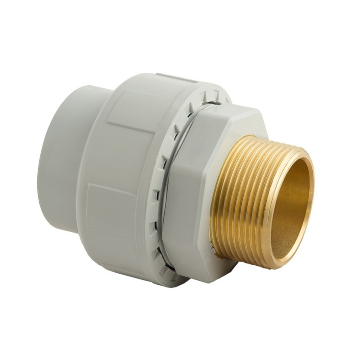 Raccord union mixte fileté laiton / PVC - Chaleur FxM PN16