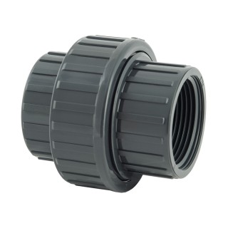 Raccord union3 pièces, femelle à visser PVC Pression PN10