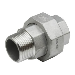 Union MF à joint conique inox PN20