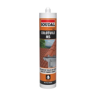 Mastic-colle MS Polymères COLOTUILE MS Soudal, 290 ML - Vendu par 12