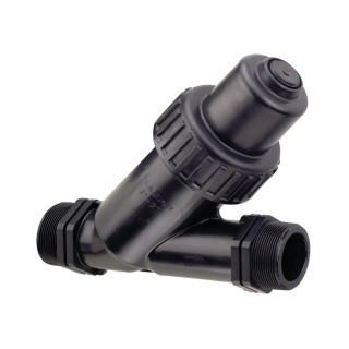 Soupapes retenues filetées, joint EPDM Plasson