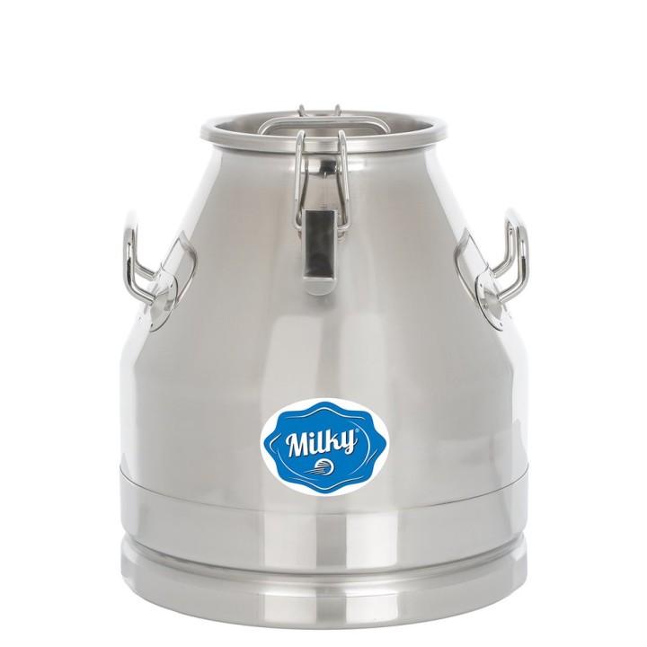 Pot à lait en acier inoxydable Janschitz, 20 litres