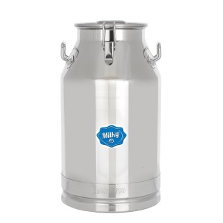 Pot à lait en acier inoxydable Janschitz, 40 litres