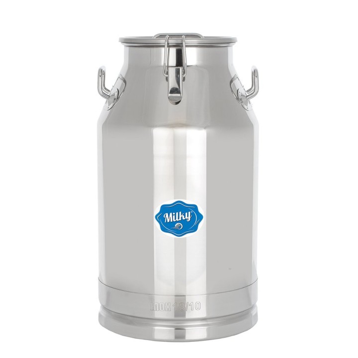 Pot à lait en acier inoxydable Janschitz, 40 litres