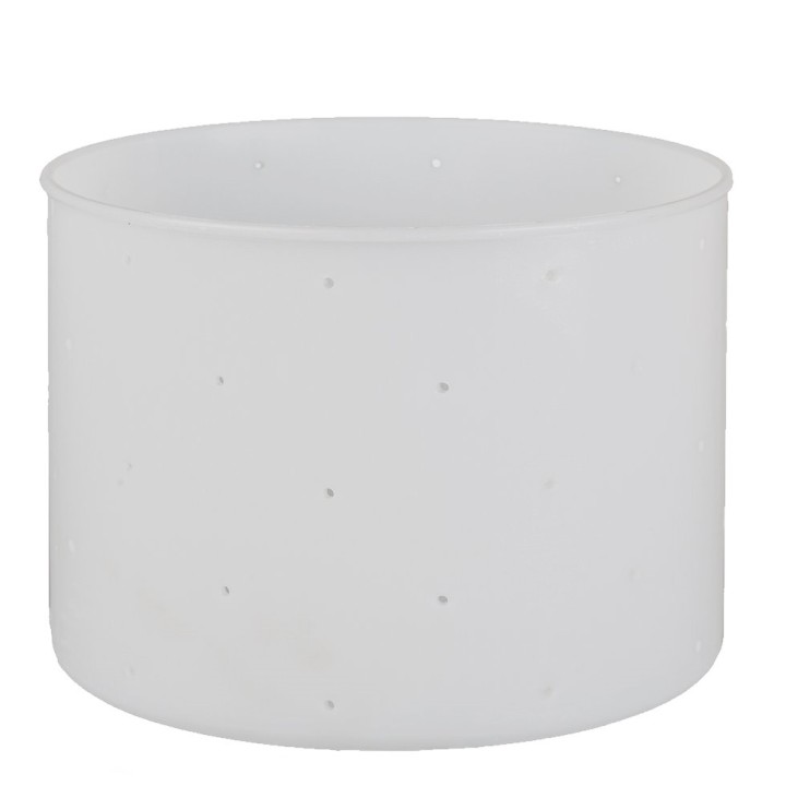 1 moule à fromage rond avec couvercle et fond Milky, Ø 200 mm, capacité 4,5 kg