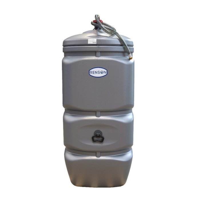 Cuve à fioul 2000L PEHD Renson avec pompe 50L/min et station murale - Renforts latéraux