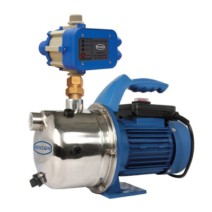 Pompe de surface automatique Presscontrol série Jet Fonte Renson, 230V - 0,75KW