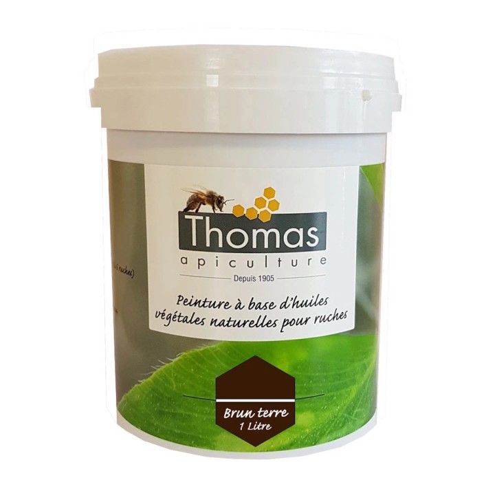 Peintures ruche base végétale naturelle Thomas, disponibles en plusieurs couleurs - Thomas Apiculture