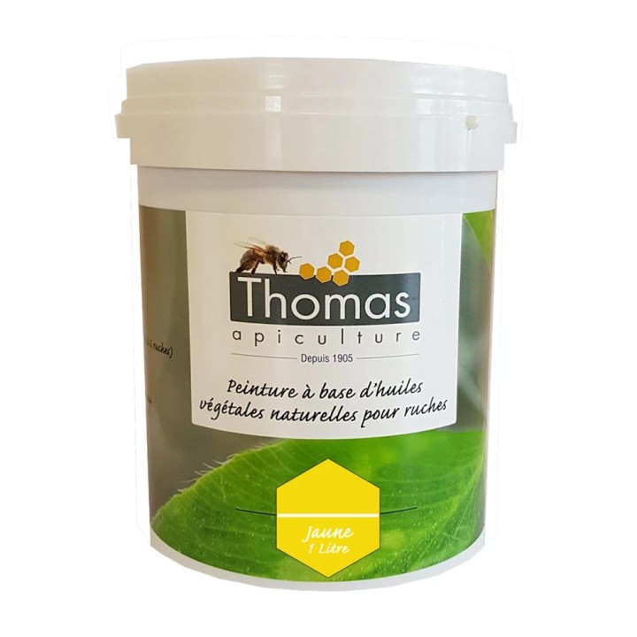 Peintures ruche base végétale naturelle Thomas, disponibles en plusieurs couleurs - Thomas Apiculture