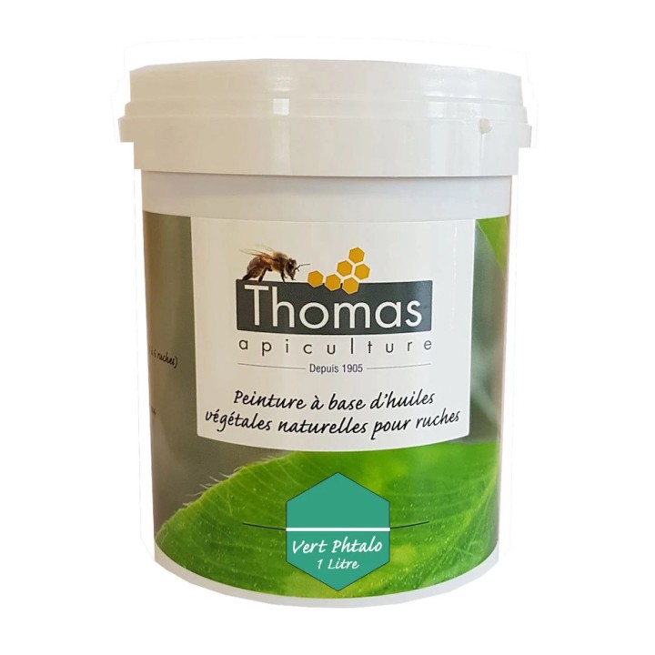 Peintures ruche base végétale naturelle Thomas, disponibles en plusieurs couleurs - Thomas Apiculture