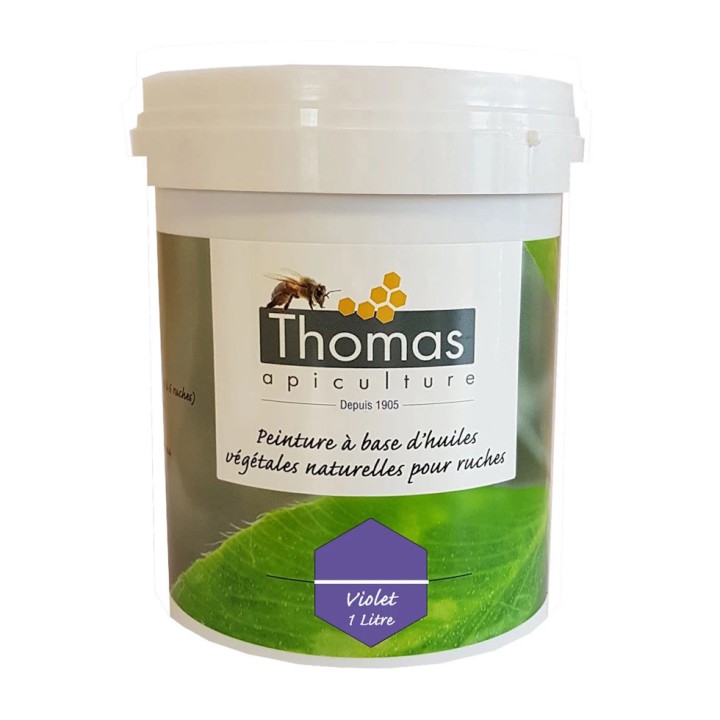Peintures ruche base végétale naturelle Thomas, disponibles en plusieurs couleurs - Thomas Apiculture