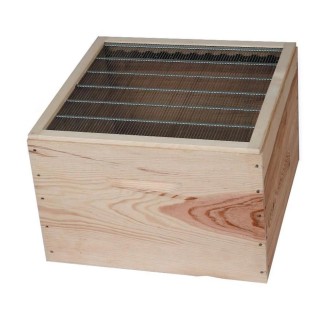 Grille à reine métallique Dadant 10 cadres (avec encadrement bois) - Thomas Apiculture