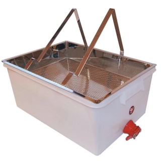 Bac à désoperculer plastique / inox complet (540 x 420 x 260 mm) - Thomas Apiculture