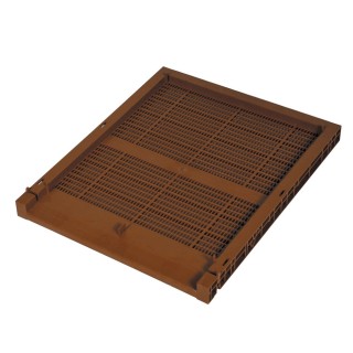 Plateau de fond pvc aération totale Dadant 10 cadres Nicotplast