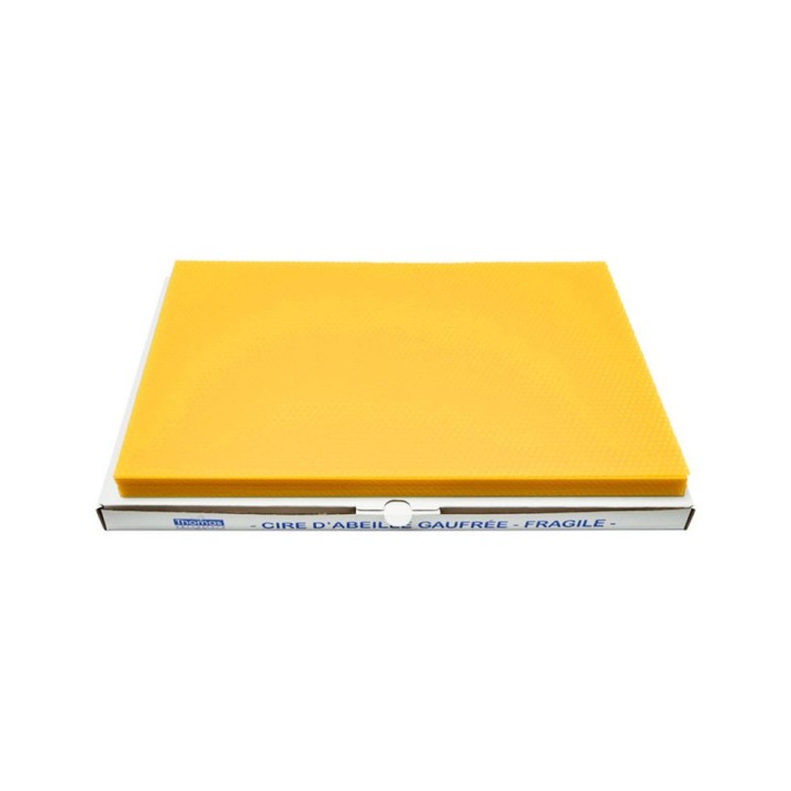 Cire corps Thomas gaufrée et conditionnée, disponible en plusieurs quantités - Thomas Apiculture