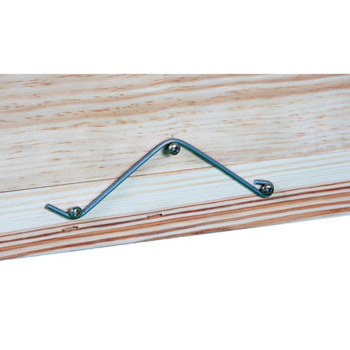 Attaches à fil tout inox (le paquet de 30 avec vis) - Thomas Apiculture