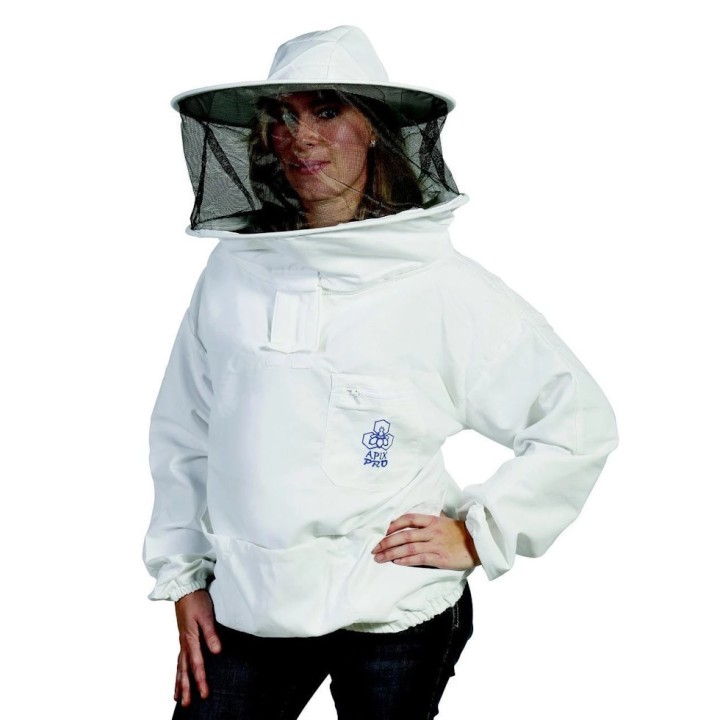Vareuse apiculteur avec voile 360° APIX-PRO®, disponible en plusieurs tailles - Thomas Apiculture
