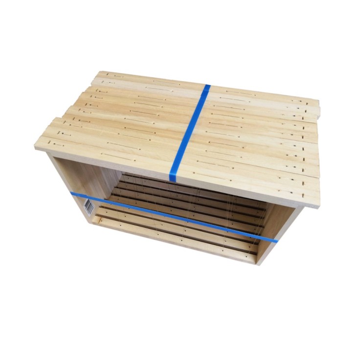 Cadre Dadant corps droit mi-bois filé vertical / lot de 10 cercles - Thomas Apiculture