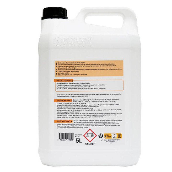 Api clean pro désincrustant Propolis (5 litres) - Thomas Apiculture