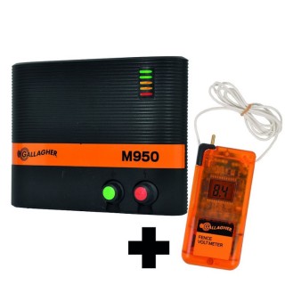 Électrificateur sur secteur 230 Volt M950 Gallagher + Voltmètre digital gratuit