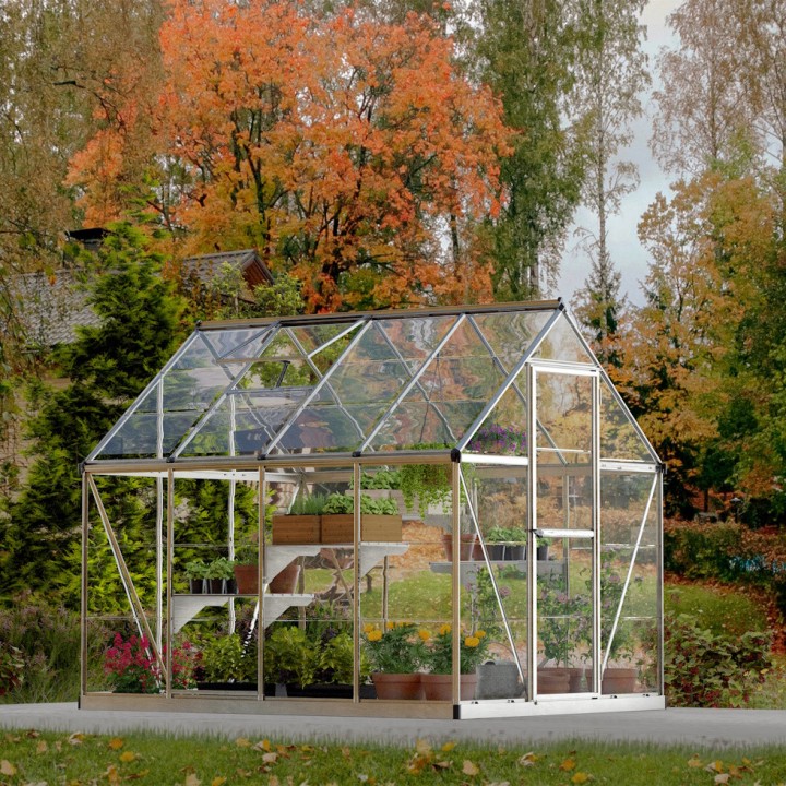 Serre de jardin Harmony Argent Canopia