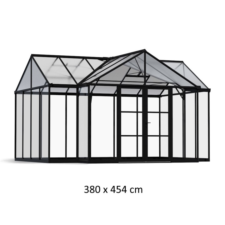 Serre de jardin Triomphe 11.5m² Noire Canopia