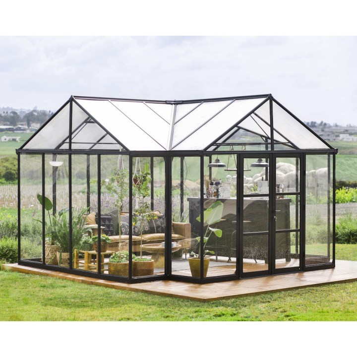 Serre de jardin Triomphe 11.5m² Noire Canopia