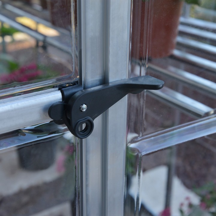 Serre de jardin adossée Lean To 3m² Argent Canopia