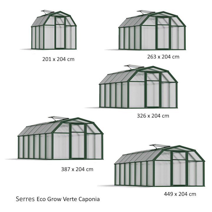 Serre de jardin Eco Grow Verte Canopia