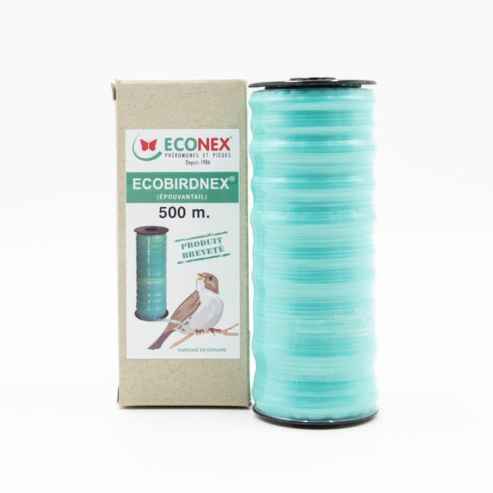 Ruban effaroucheur ECOBIRDNEX® (épouvantail) ECONEX, 1 rouleau de 500 m