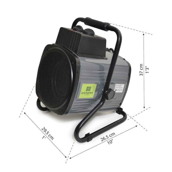 Chauffage-ventilateur d'appoint GP0824 Canopia pour serres de jardin
