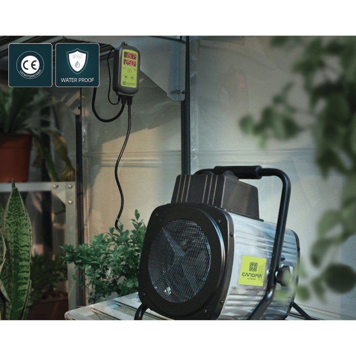 Chauffage-ventilateur d'appoint GP0824 Canopia pour serres de jardin