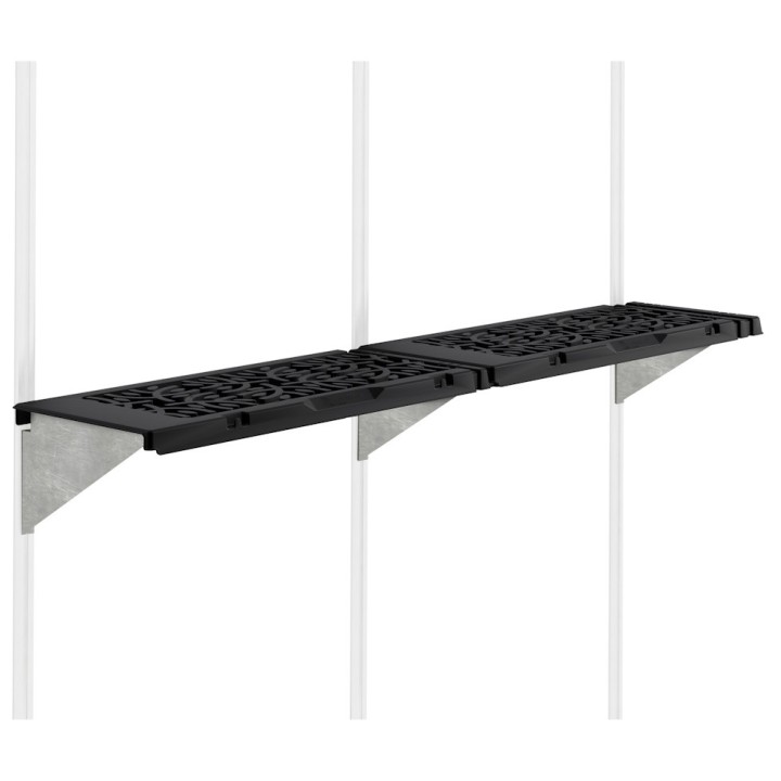 Kit d’étagères Canopia pour serre de jardin - motif feuilles (2 étagères)