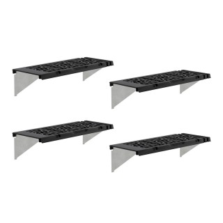Kit d’étagères Canopia pour serre de jardin - motif feuilles (4 étagères)