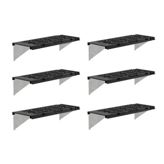 Kit d’étagères Canopia pour serre de jardin - motif feuilles (6 étagères)