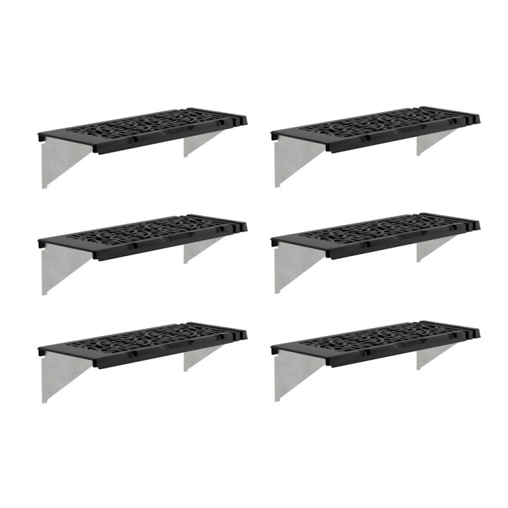 Kit d’étagères Canopia pour serre de jardin - motif feuilles (6 étagères)