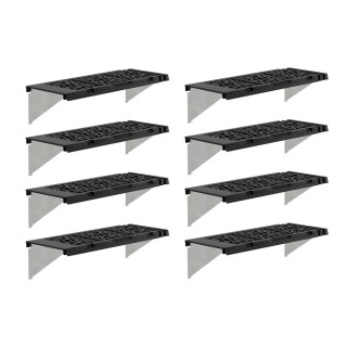 Kit d’étagères Canopia pour serre de jardin - motif feuilles (8 étagères)