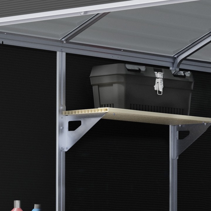 Kit d’étagères de rangement pour abri de jardin Skylight et Rubicon - Canopia