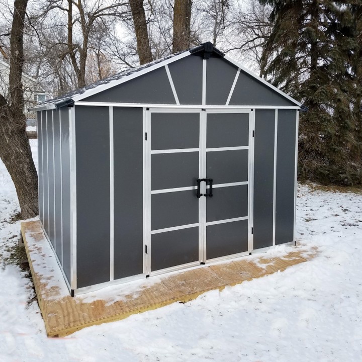Abri de jardin Yukon Canopia - Sol non inclus