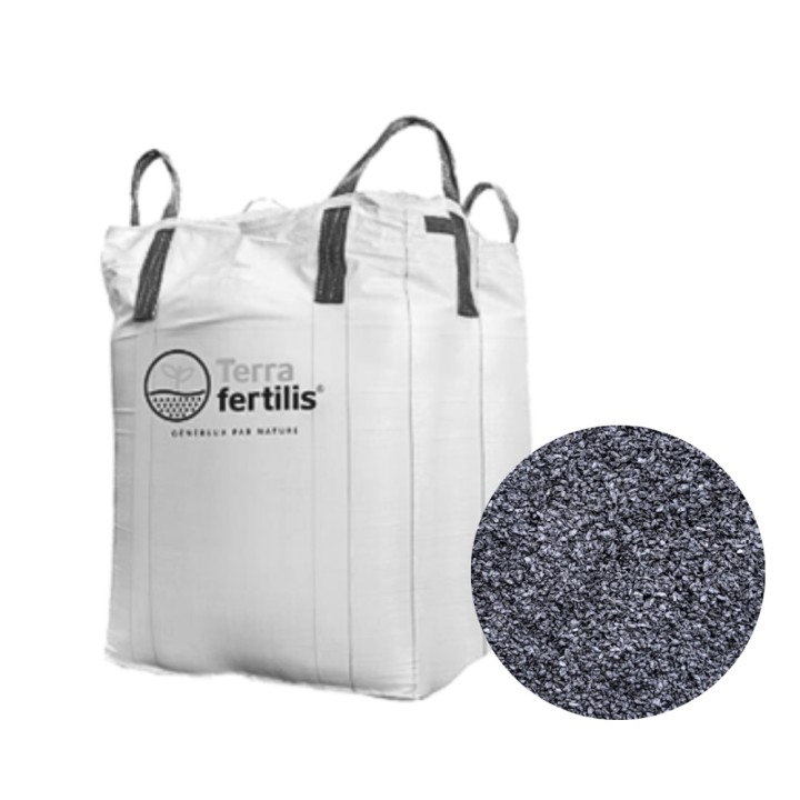 Biochar Crescifertilis Terra fertilis - disponible en différentes granulométries, Big bag 250 kg