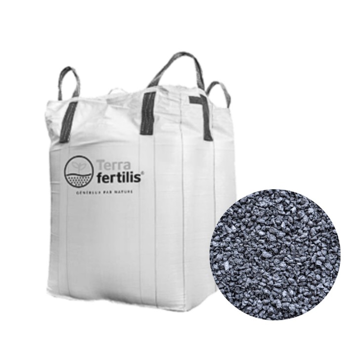 Biochar Crescifertilis Terra fertilis - disponible en différentes granulométries, Big bag 250 kg