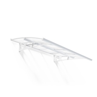 Marquise de porte Bordeaux Canopia - Vitrage transparent