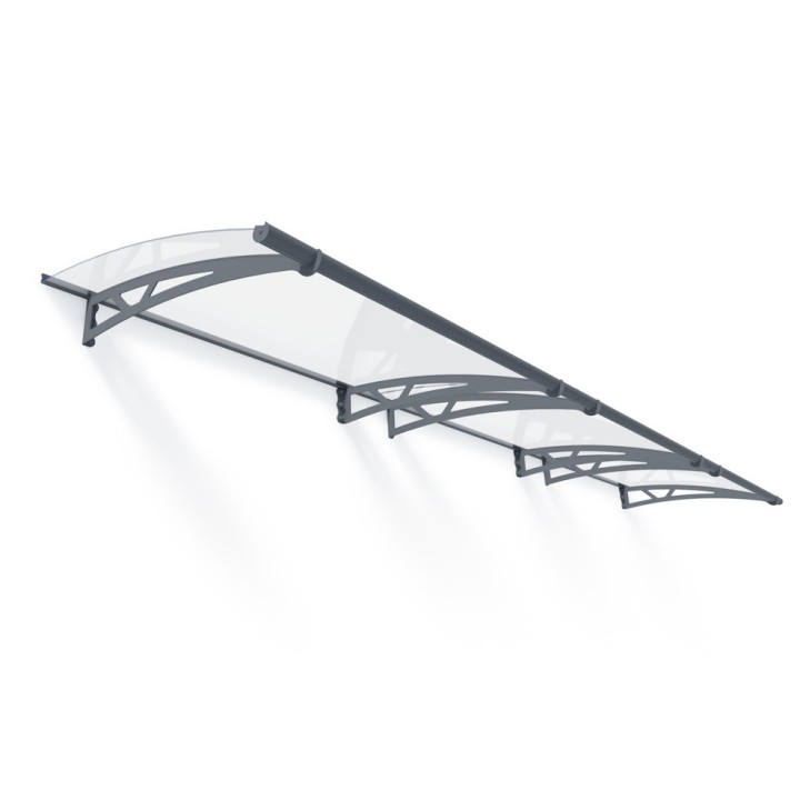 Auvent de porte Altair en kit Canopia - Vitrage transparent