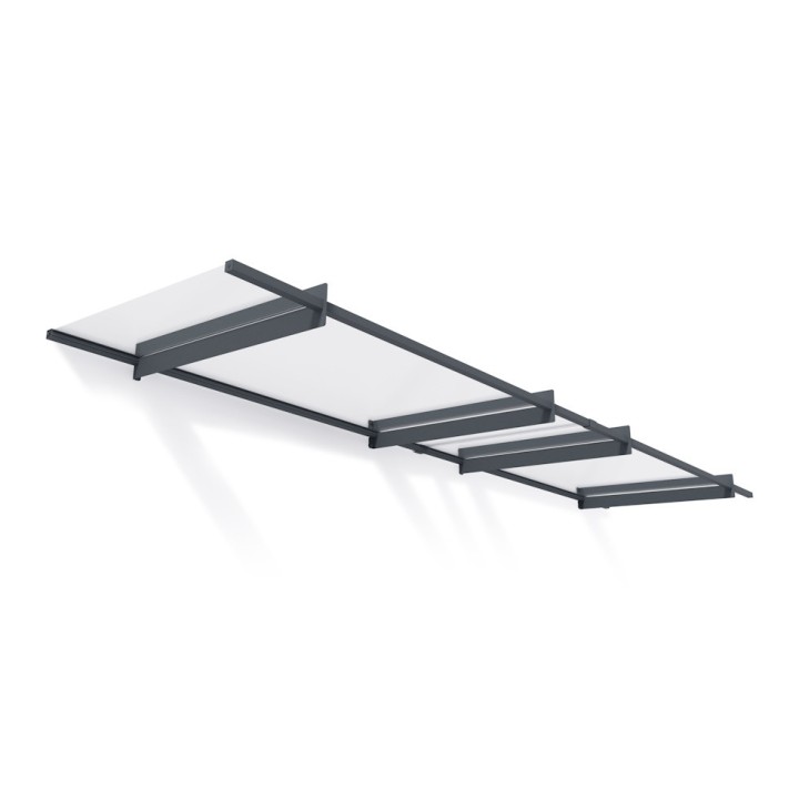 Auvent de porte Nancy en kit Canopia - Vitrage transparent