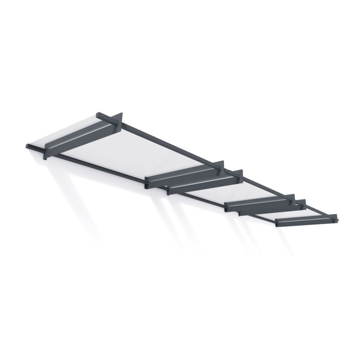 Auvent de porte Nancy en kit Canopia - Vitrage transparent