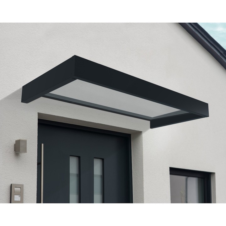 Auvent de porte Sophia Canopia - Vitrage transparent