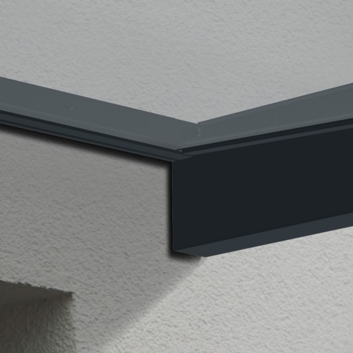 Auvent de porte Sophia Canopia - Vitrage transparent