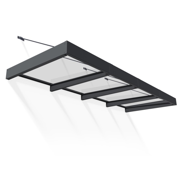 Auvent de porte Sophia XL Canopia - Vitrage transparent